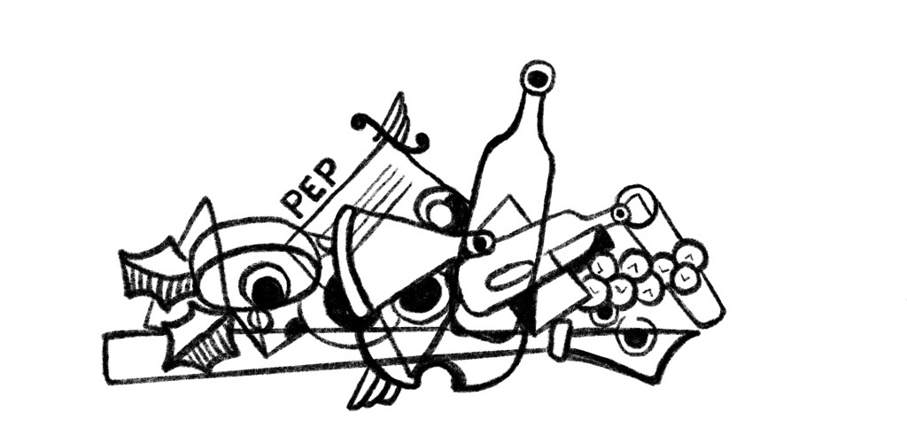 sobre el ángel de lo estrambótico y la hora de comer